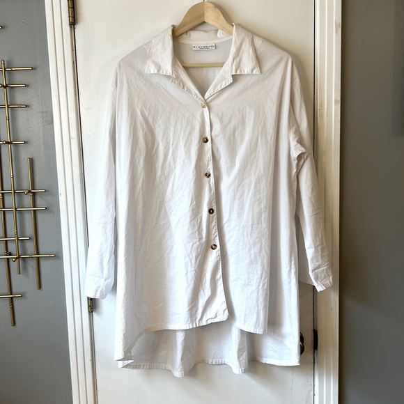 Bryn Walker Classic White Button down, Sz Small - Picture 1 of 7